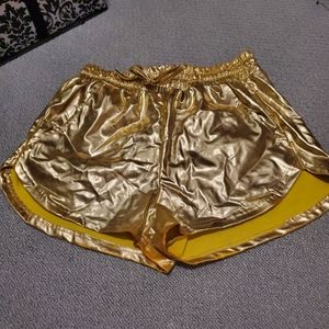 Gold shorts